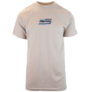 Utah State Embroidered Vintage Tan Unisex T-Shirt